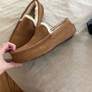 UGG Tan Loafers Cozy Slip-Ons